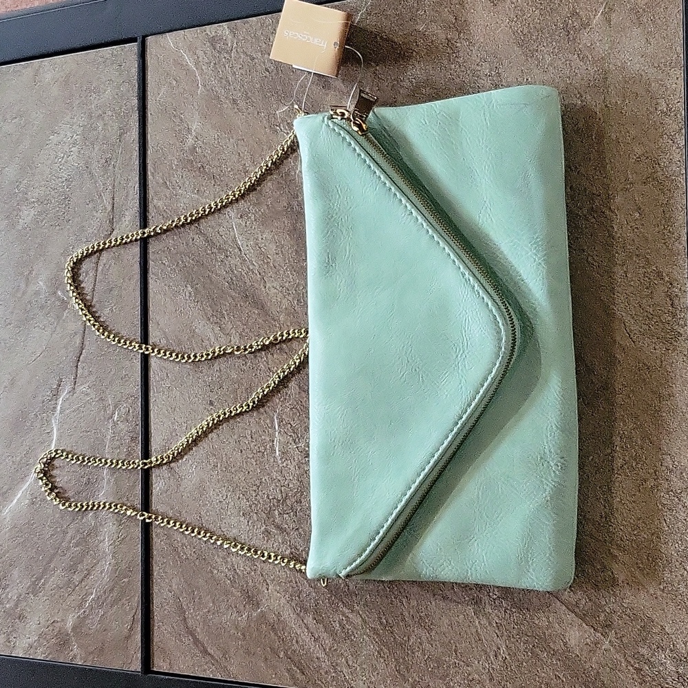 Francesca mint green purse